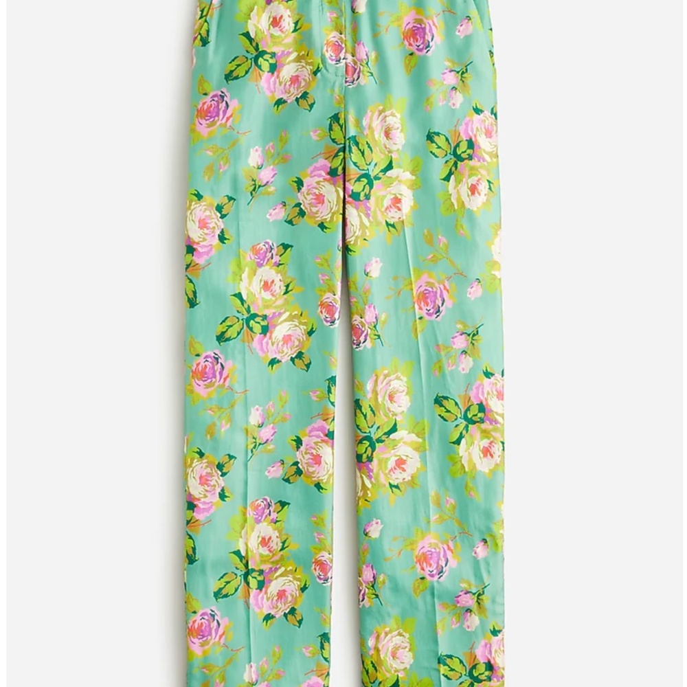 J. Crew Rose Garden Ingrid Pant Size 10